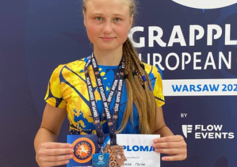 Охтирчанка здобула бронзу на Чемпіонаті Європи з грепплінгу