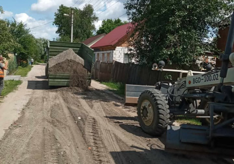 Грейдерування доріг в Охтирській громаді
