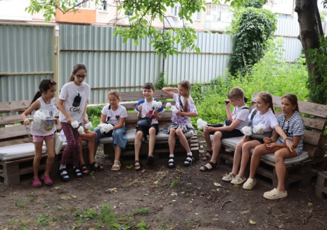 В Охтирці завершили табір для дітей переселенців
