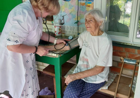 Робота відділення натуральної допомоги в Охтирському центрі соціальних послуг