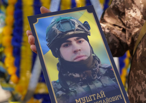 Охтирська громада попрощалася з солдатом Кирилом Муштаєм