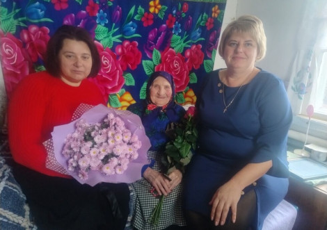 Жителька Охтирщини відзначила 100 річний ювілей