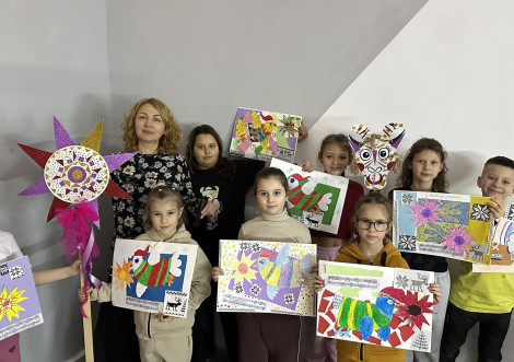 Різдвяна зірка в художній школі Охтирки