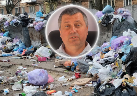 Кузьменко просить потерпіти сміття на вулицях міста ще 1-2 місяці