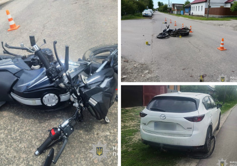 У ДТП в Охтирці травмувався мотоцикліст