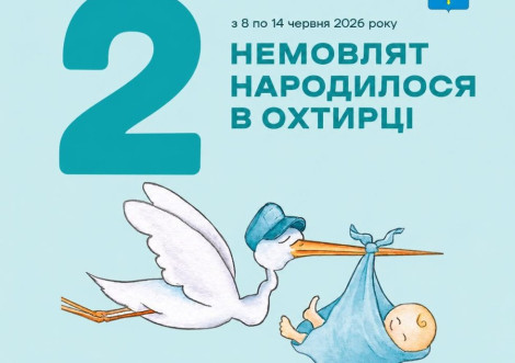 Народжуваність в Охтирській ЦРЛ зросла до 75 дітей