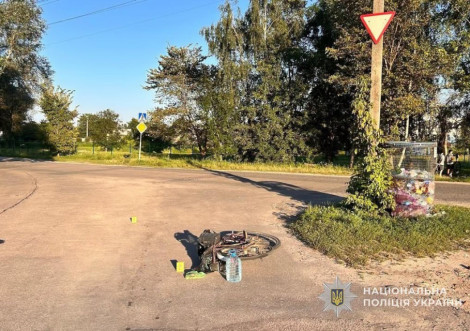 В Охтирці в ДТП постраждав 65-річний велосипедист